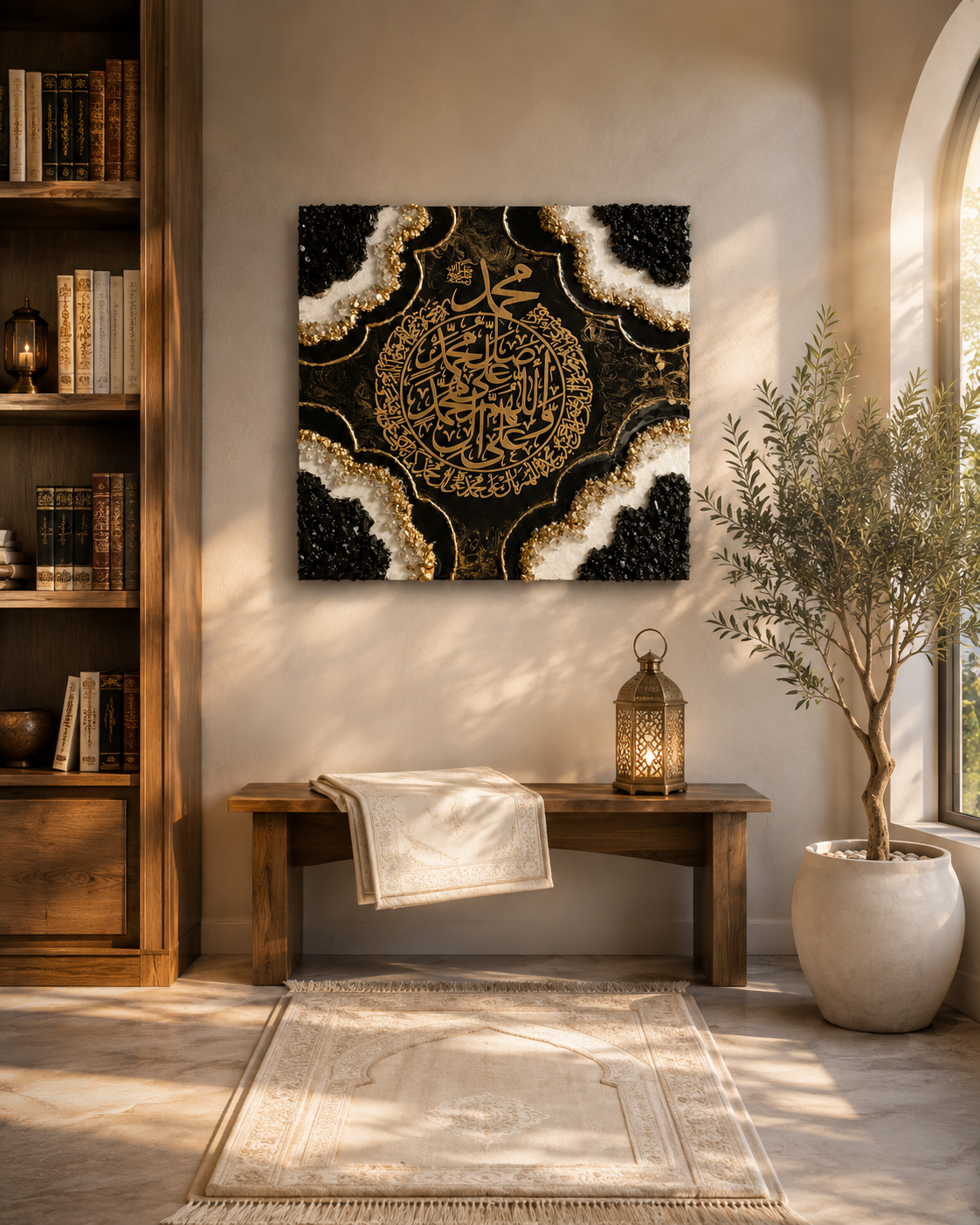 Noor-e-Muhammad Resin Wall Art
