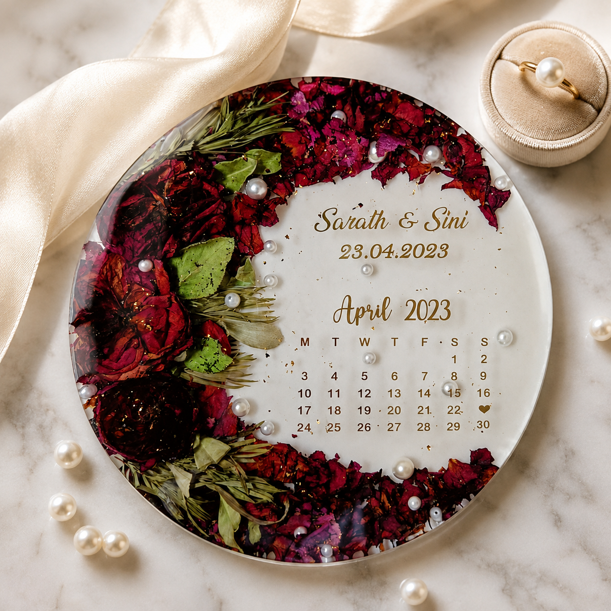 Anniversary Resin Calendar