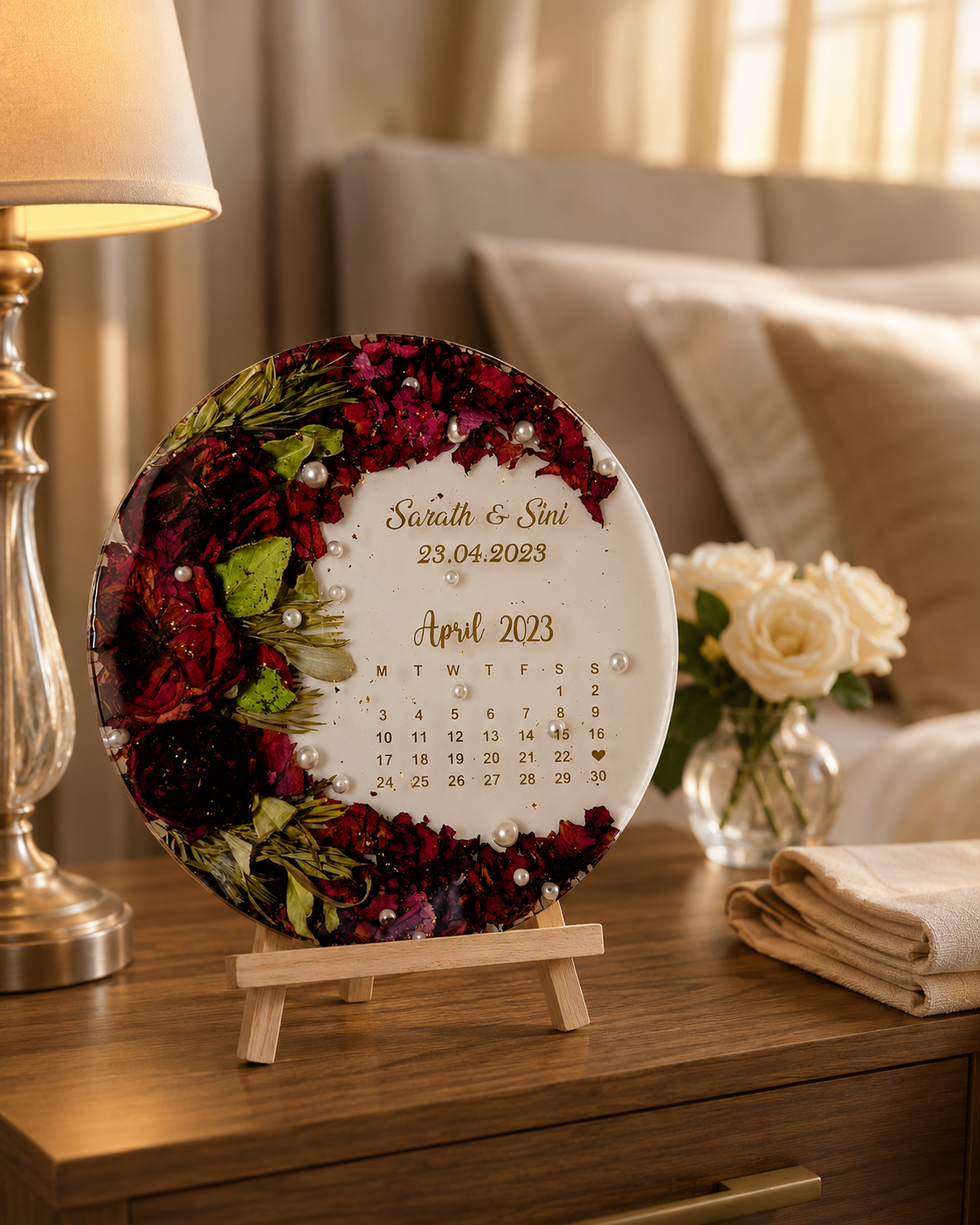 Anniversary Resin Calendar