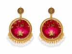 Noor Bloom Personalized Resin Pearl Earrings