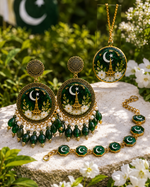 🇵🇰 Azadi Collection – Premium Resin Jewelry Set