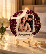 Floral Resin Photo Frame