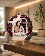 Floral Resin Photo Frame