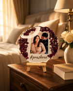 Floral Resin Photo Frame