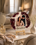 Floral Resin Photo Frame