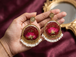 Noor Bloom Personalized Resin Pearl Earrings