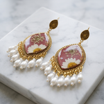 Blossom Pearl  Luxe Statement Earrings