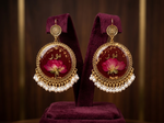 Noor Bloom Personalized Resin Pearl Earrings
